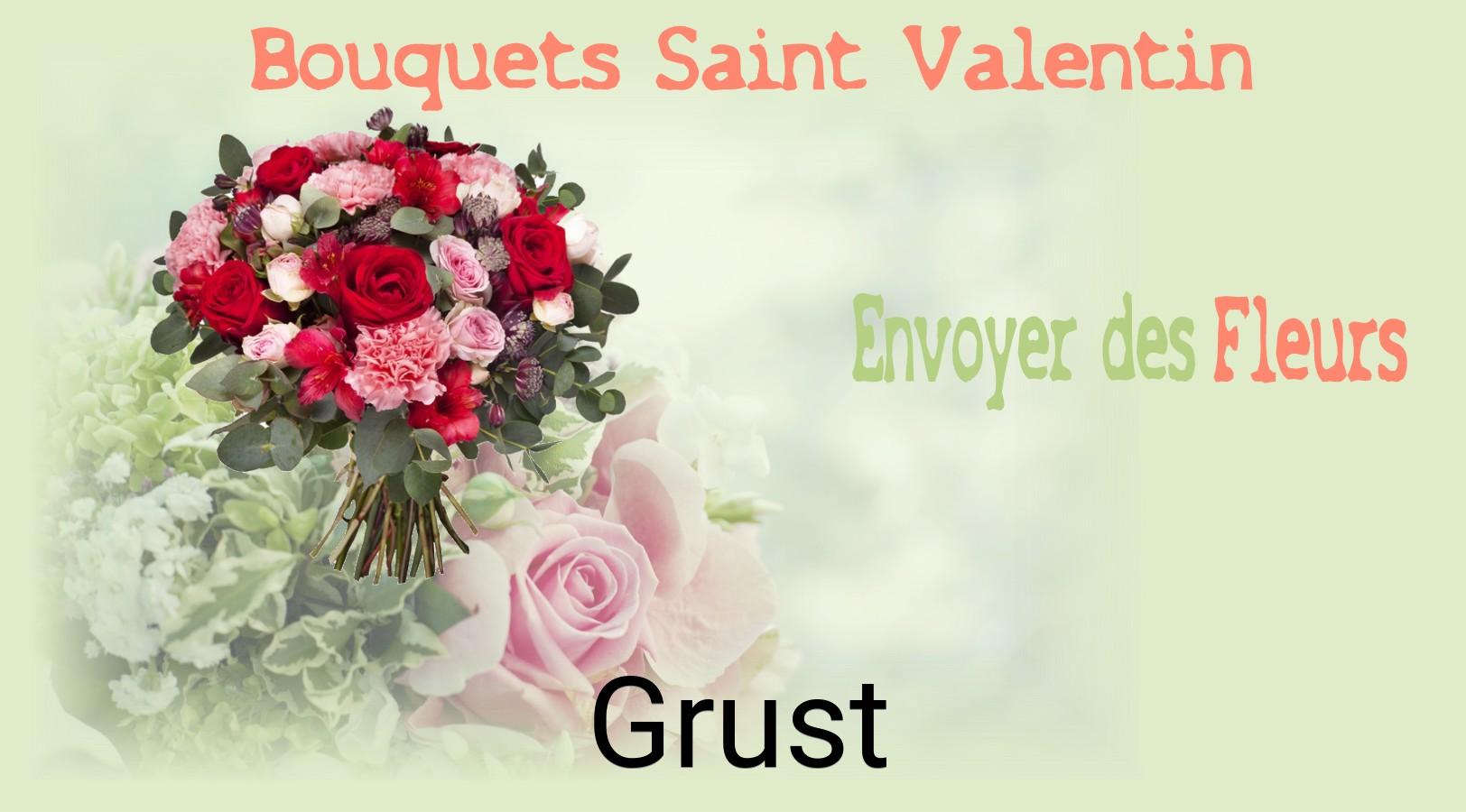 Roses de Saint-Valentin livrées à Grust